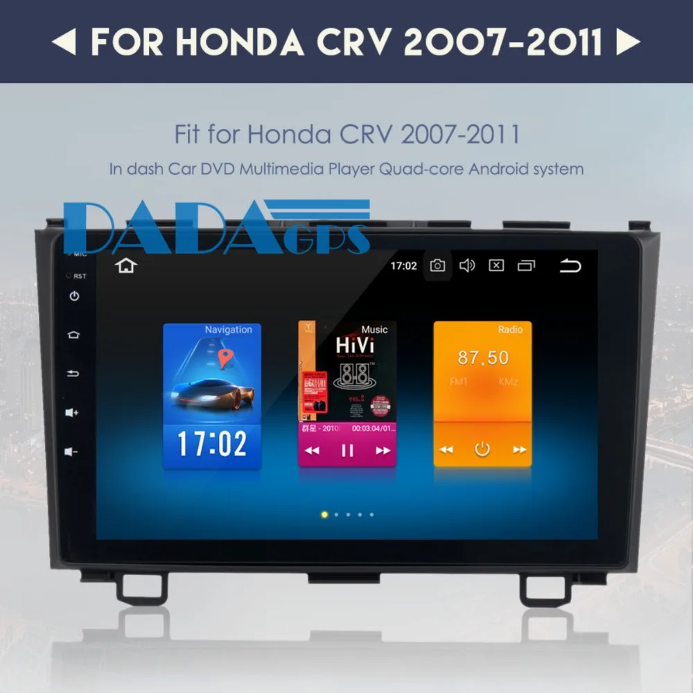 Автомагнитола 2din Android 8 0 7 1 GPS навигация для Honda CRV 2007 2011 аудио стерео без DVD плеера