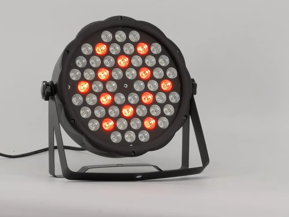 Led RGBW Пар света 54X3 W led Par огни DMX512 без каблука par 54 led DJ light 8CH