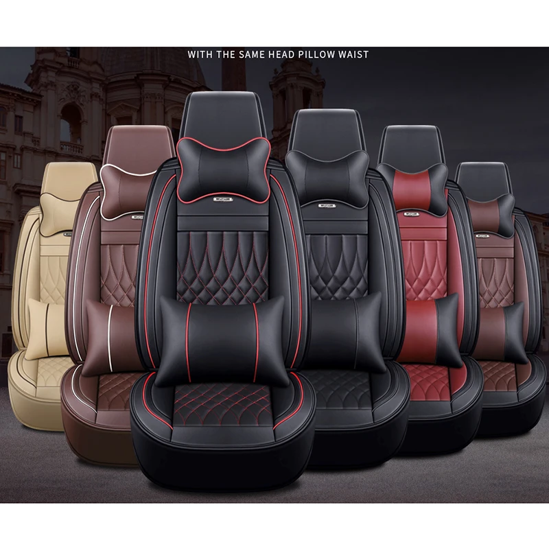 WLMWL универсальный кожаный чехол автокресла для Besturn все модели B30 B90 X40 B50 B70 X80 авто
