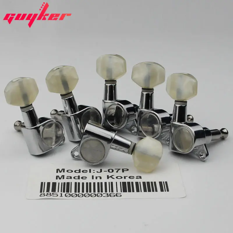 Хромированная акриловая кнопка для настройки гитары 6R Sta J07P|guitar tuning pegs|tuning pegsguitar |