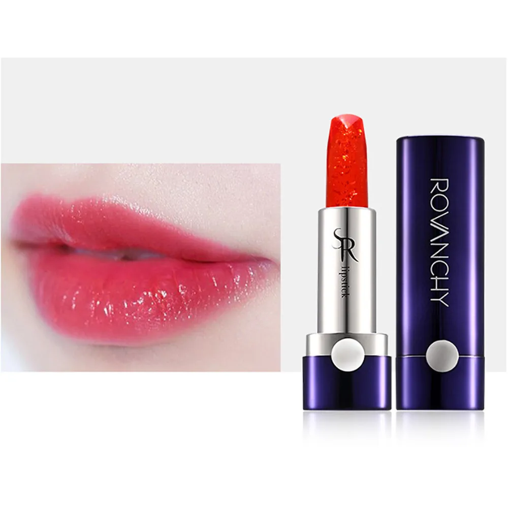 Модная красивая губная помада яркая кристальная Желейная волшебная меняющая
