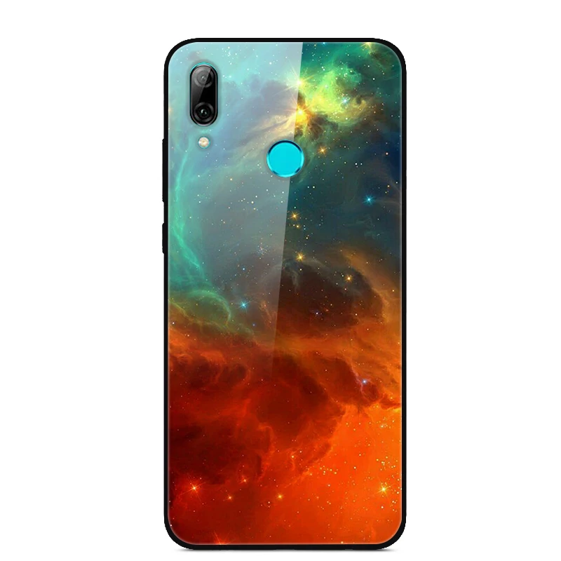 Для huawei P Smart чехол, закаленное стекло, задняя крышка, Жесткий Чехол для huawei P Smart, POT-LX1, чехол для POT-LX3, PSmart, чехол