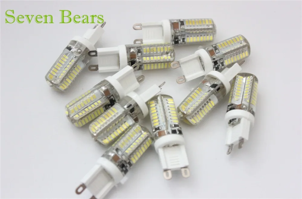 3 Вт Светодиодная лампа g9 220 В smd3014 64led подсветка кукурузная хрустальная люстра COB