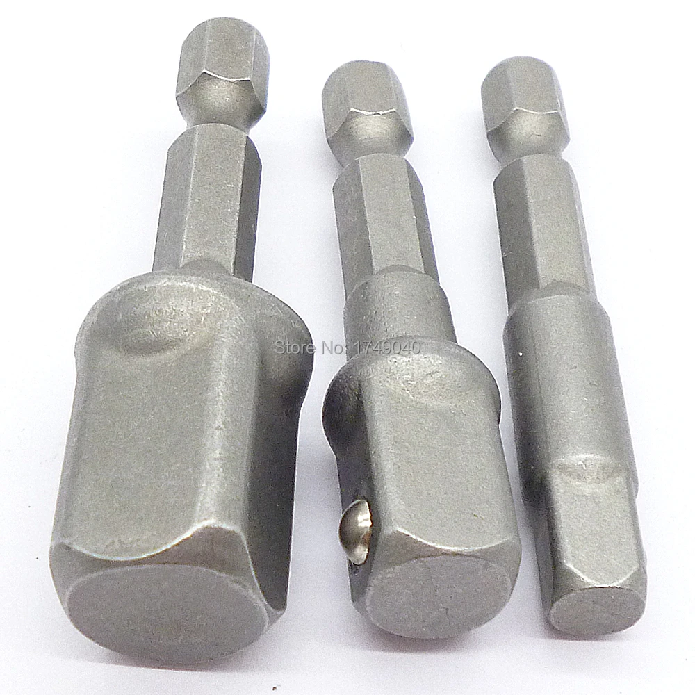 3 шт. набор адаптеров для розеток 1/4 &quotс шестигранным хвостовиком до 1/4&quot 3/8