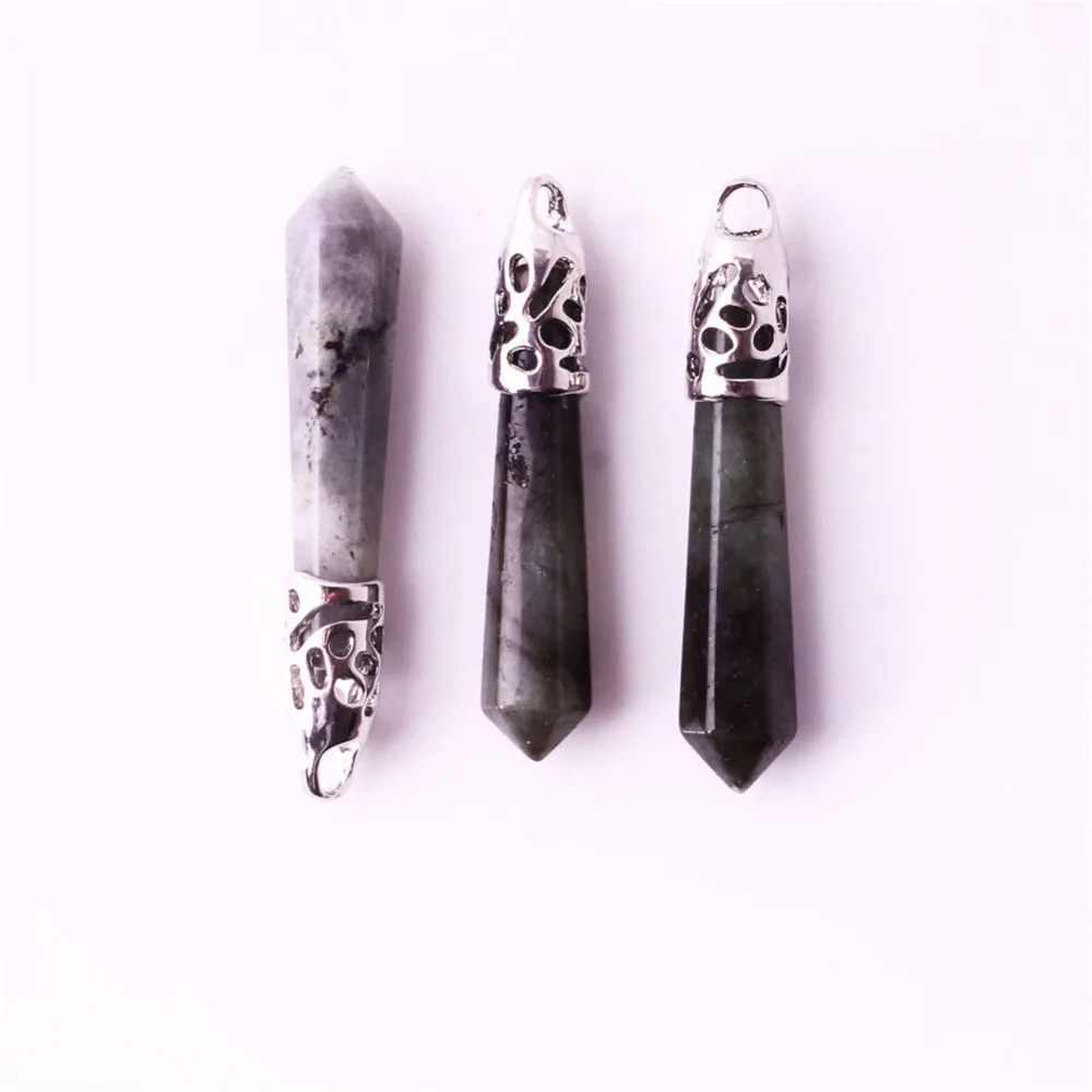 1 шт. красивый натуральный кристалл кварца драгоценный камень длинный Лабрадорит