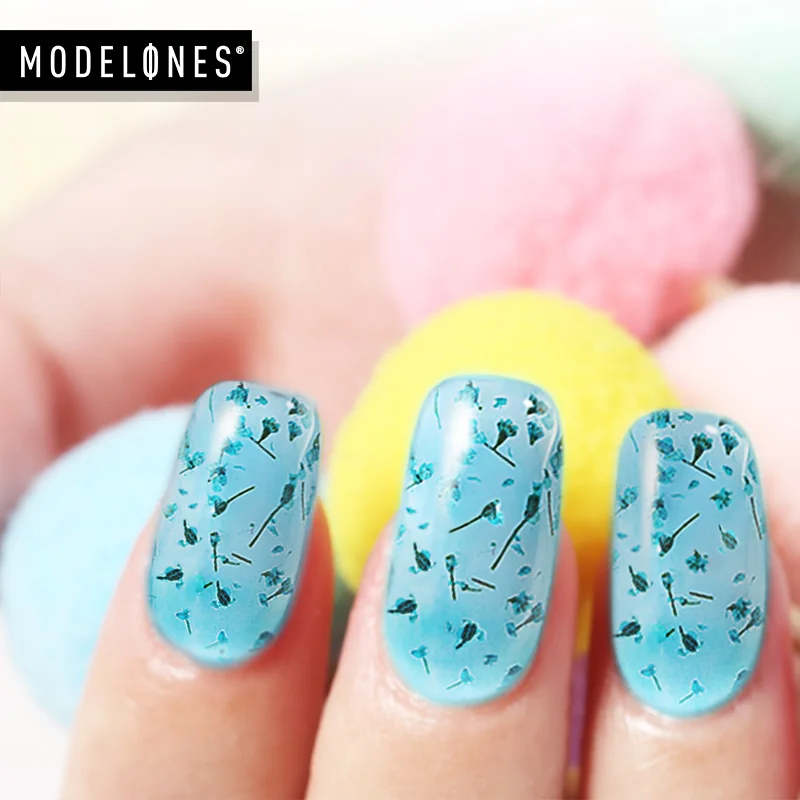 Modelones 2 шт./лот сушеные цветы УФ Гель лак Полупостоянный набор для ногтей
