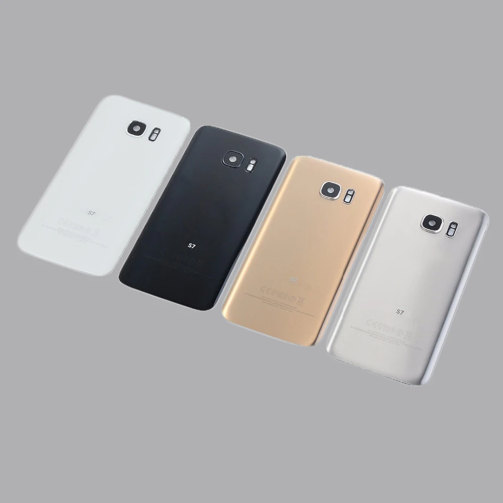 Корпус для камеры стеклянный объектив Samsung S7 G930 G930F /S7 Edge G935 G935F задняя крышка