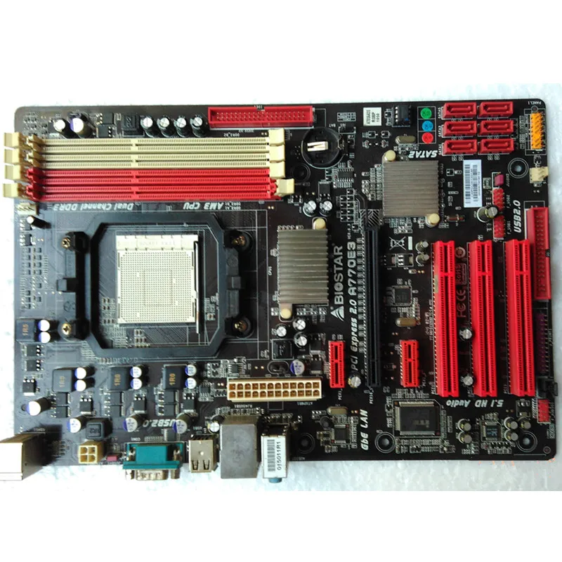 Материнская плата Biostar A770E3 оригинальная системная amd AM3 DDR3 16 Гб ОЗУ бесплатная