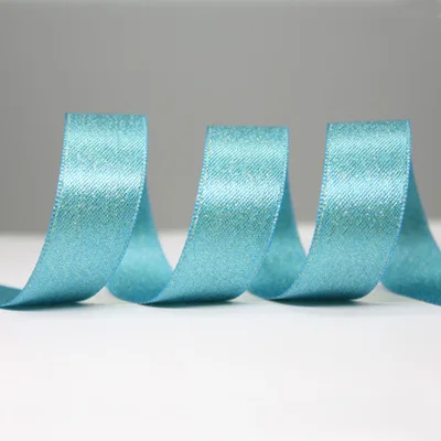 340 satin ribbon 1-1/" Двойной уход за кожей лица атласными лентами золотой блестящий сатин ленты 38 мм 20 ярдов на свадьбу для упаковки подарков DIY тканевая лента - Цвет: 340 satin ribbon