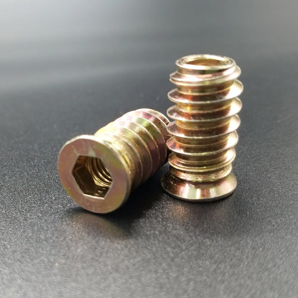 Мебельная гайка из сплава цинка 70 шт.|Гайки| |