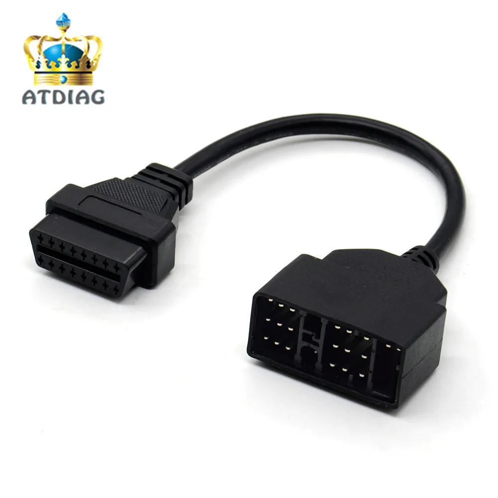 Диагностический разъем OBD OBD2 22 Pin к 16 адаптер кабеля OBDII Pin|22 pin|16 pinobd2 diagnostic |