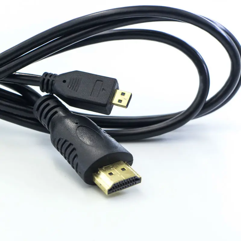 BrankBass 1 м микро HDMI к кабель M/M Конвертер шнур USB для Go pro Gopro Hero 4/3 + Xiaomi yi SJCAM 4K экшн