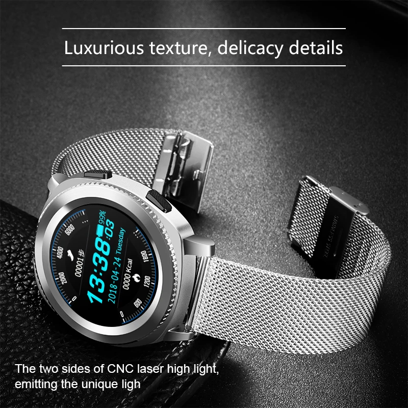 Microwear L2 Смарт часы MTK2502 Smartwatch IP68 Водонепроницаемый телефонными разговорами через