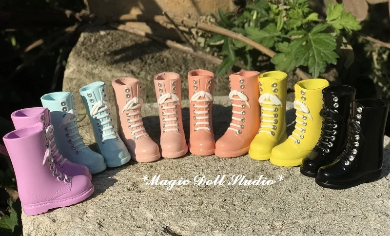 [MG598] новая обувь NeoBlythe Doll # ручная краска Macaron цвет скутер сапоги подходят для Blyth