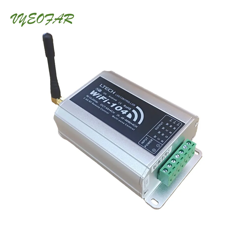 Светодиодный регулятор яркости UX5 стеклянная Сенсорная панель RF 2 4 ГГц DMX512