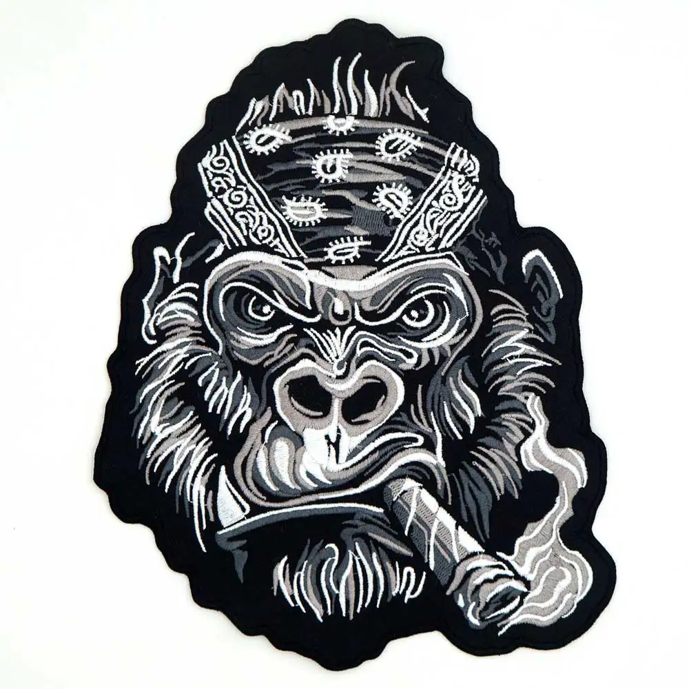 SILVERBACK NOMADS 1% полный комплект вышитые Панк байкерские нашивки Одежда Наклейки