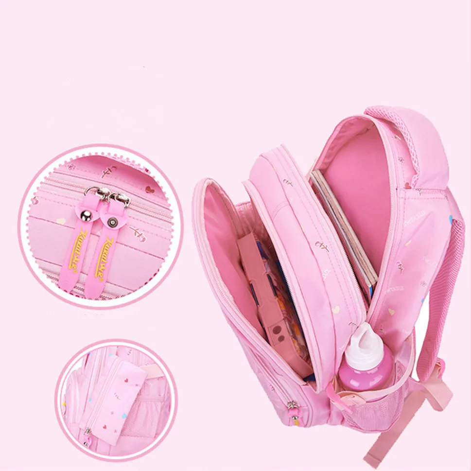 

children school bags set girls kids orthopedic backpack primary school backpacks kids satchel princess schoobag mochila infantil