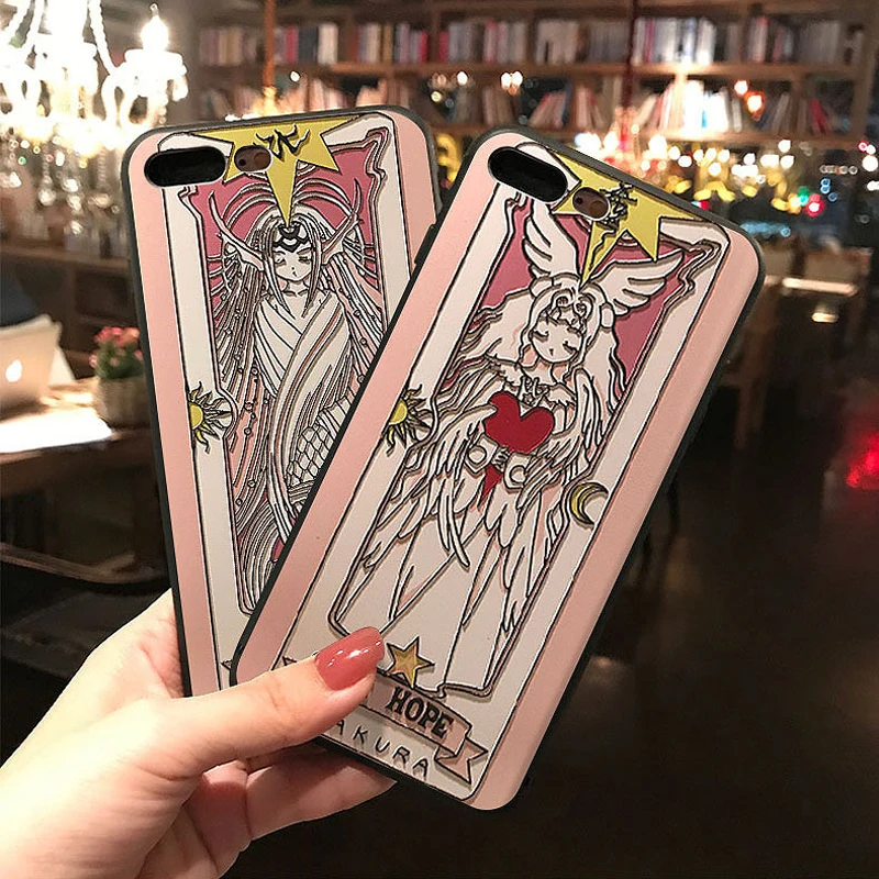 Чехол для телефона Sakura Card Captor для iPhone XS MAX XR Coque Мягкая силиконовая задняя накладка из ТПУ чехол для iPhone X 8 7 6S 6 Plus Capa Fundas