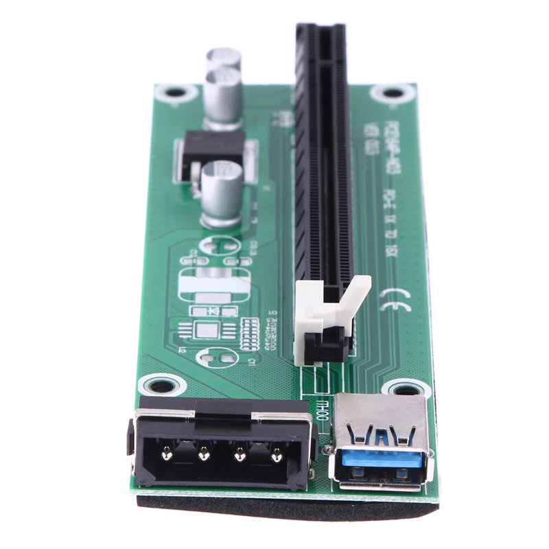 Горячий в России USB 3 0 PCI-E Express 1x к 16x расширитель переходника карты адаптер SATA 4pin IDE
