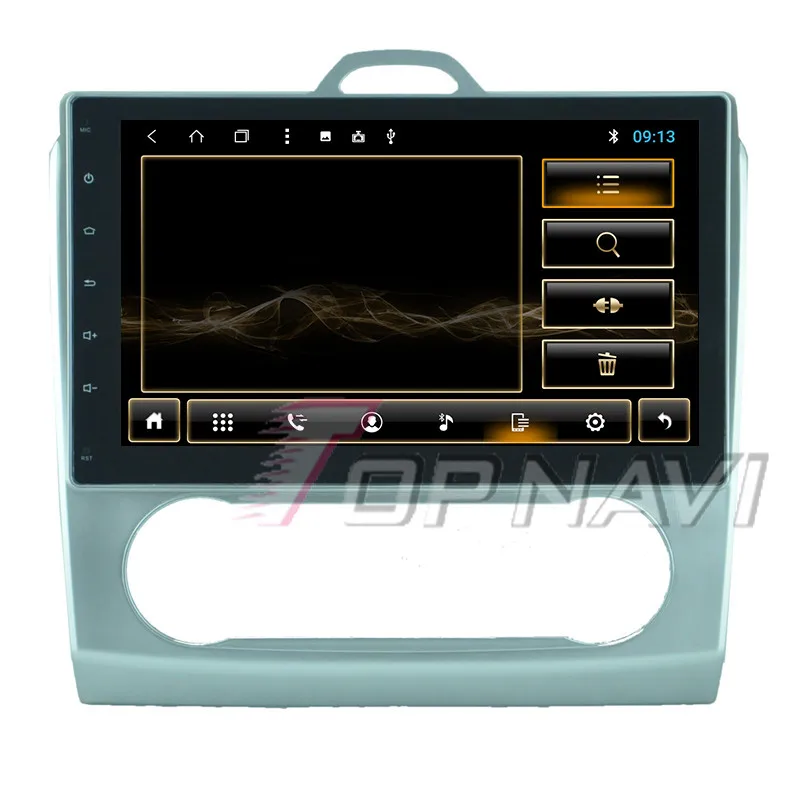 Автомобильный проигрыватель 10 1 'ɺndroid 8 для Ford Focus 2008 2009 2010 2011 Ручной Topnavi