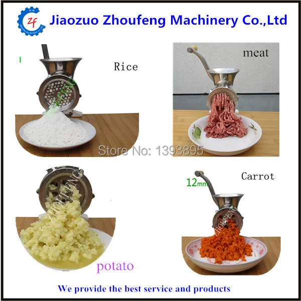 Top selling and mini style household stainless steel manual meat grinder Hand Mincer Meat Machine 10#