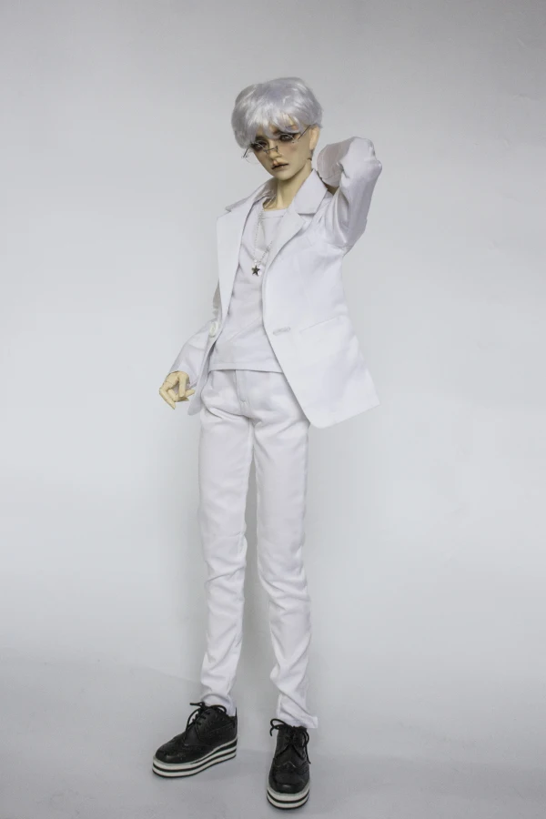 Одежда для куклы BJD белый костюм очаровательный принца 1/41/3 мsd DD SDFF аксессуары