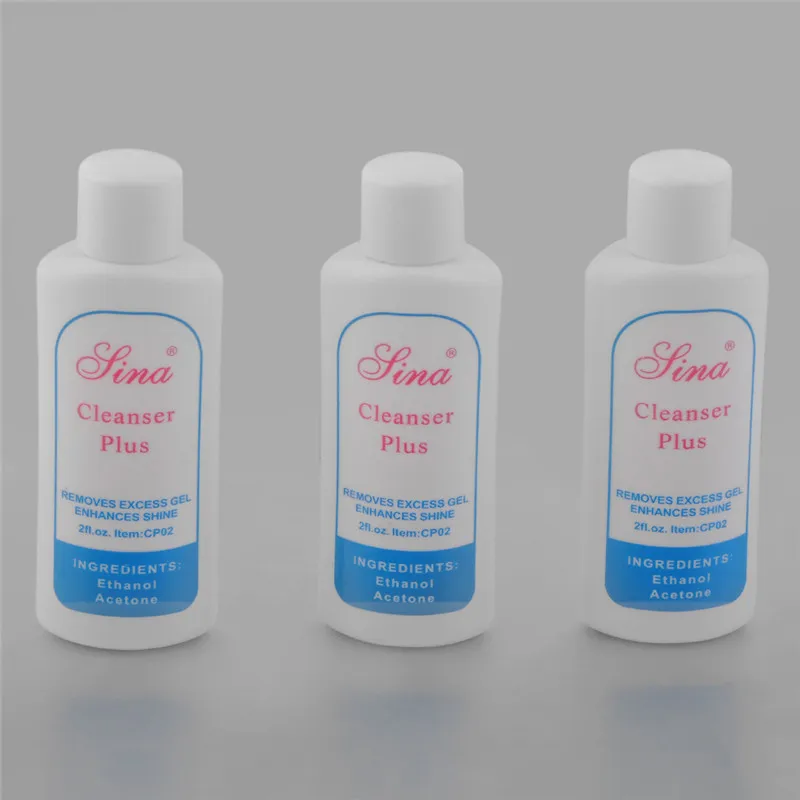 3 бутылки для ногтей УФ гель умывания длинный прочный ноготь художественный лак