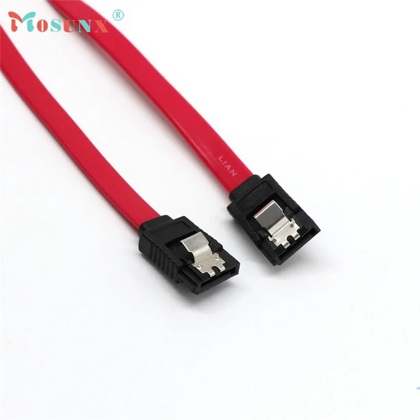 Mosunx advanced 45 см SATA кабель с фиксацией Serial ATA II 2 3 Гб свинец данных + фиксаторы S-S 2018