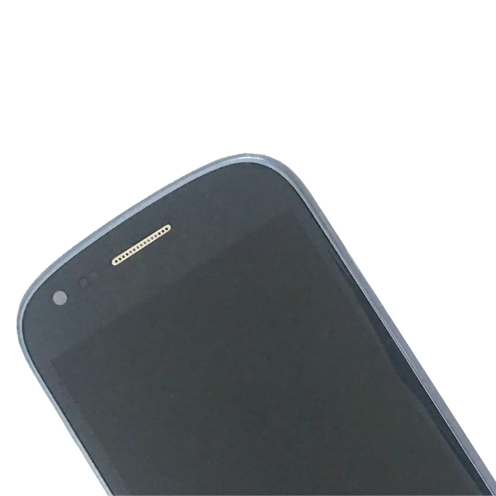 Синий и белый для Samsung galaxy s3 mini i8190 GT ЖК дисплей с сенсорным датчиком стеклянный