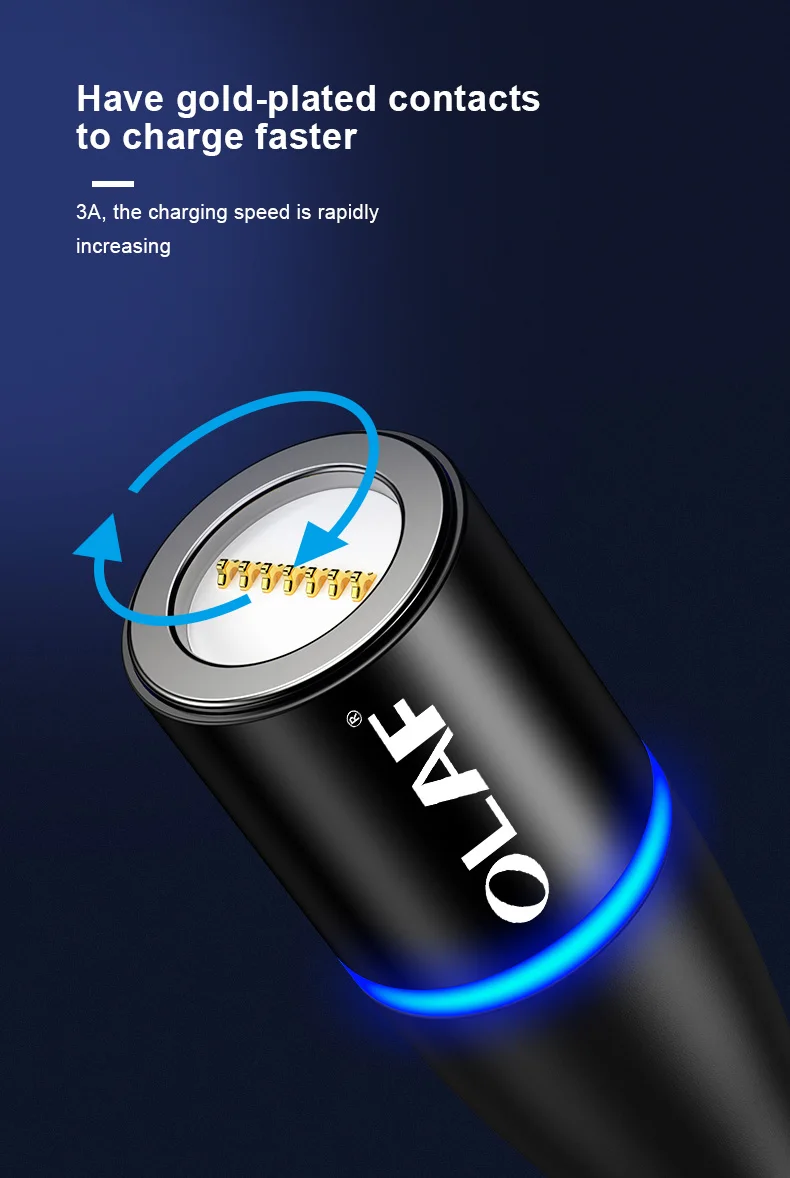 2/1 м Магнитный зарядный Micro USB кабель для samsung S7 Microusb зарядное устройство Шнур для Xiaomi Redmi Note 5 Pro Кабель передачи данных для быстрой зарядки