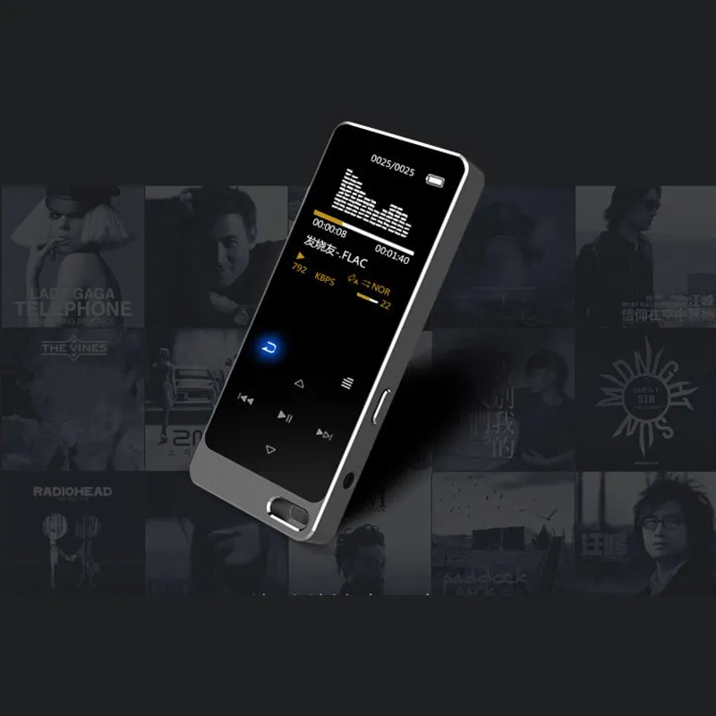 DOITOP HIFI звук MP3 музыкальный плеер 8G мини металлический сенсорный экран Встроенный