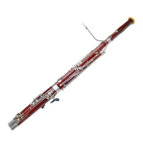 BS-9960 Профессиональный C Ключ Bassoon клен тело мельхиор ключи с серебристым напылением духовой инструмент