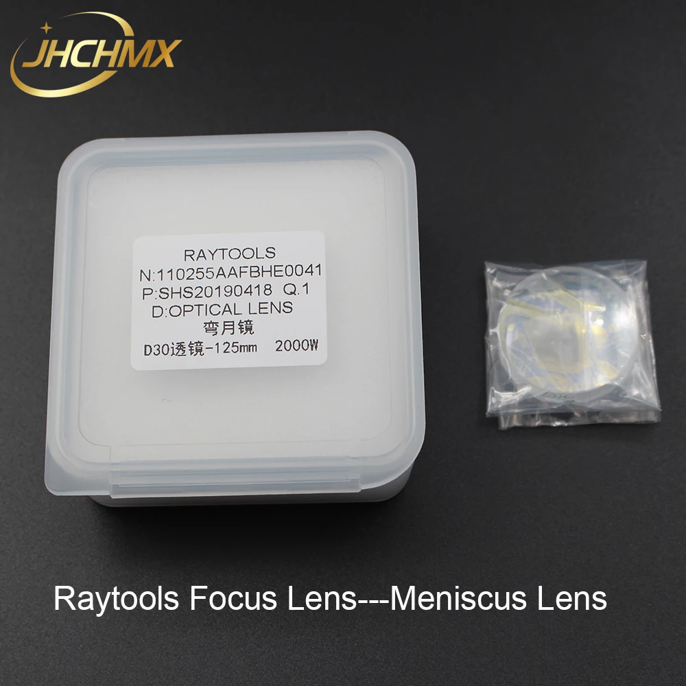 JHCHMX Raytools оригинальная фокусная линза/коллиматорная линза Dia.30 FL.100/125 мм для Raytools BT240 волоконная лазерная головка Bodor лазерная машина