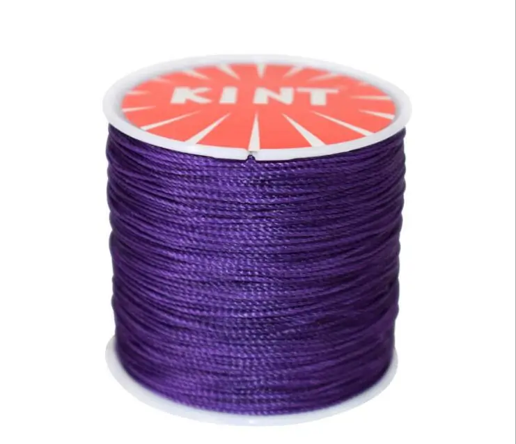 purple 0,45 мм 0,5 мм 0,6 мм 0,7 мм прочное кожаное шитье вощеная нить шнур для DIY инструмент для рукоделия ручная строчка нитей материалы - Цвет: purple