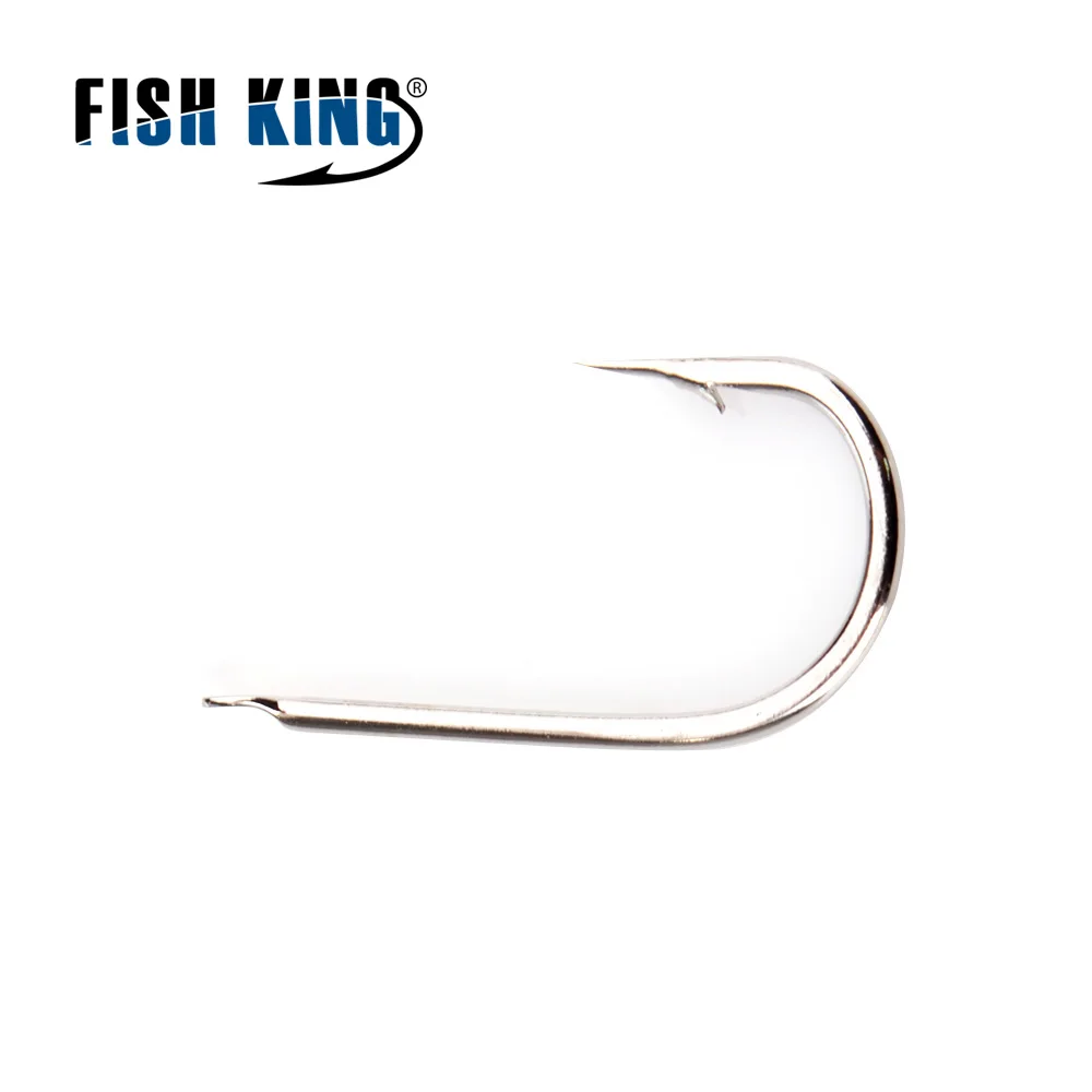 FISH KING 100 шт./лот рыболовный крючок из высокоуглеродистой стали 515N 1 # 10 короткие