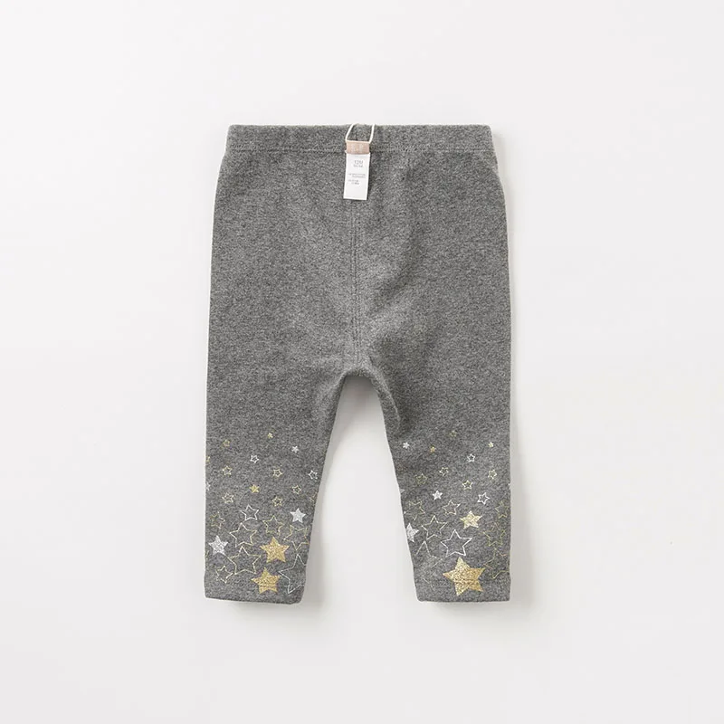 DB8527 dave bella autumn baby girls clothes children full length kids pants infant toddler trousers