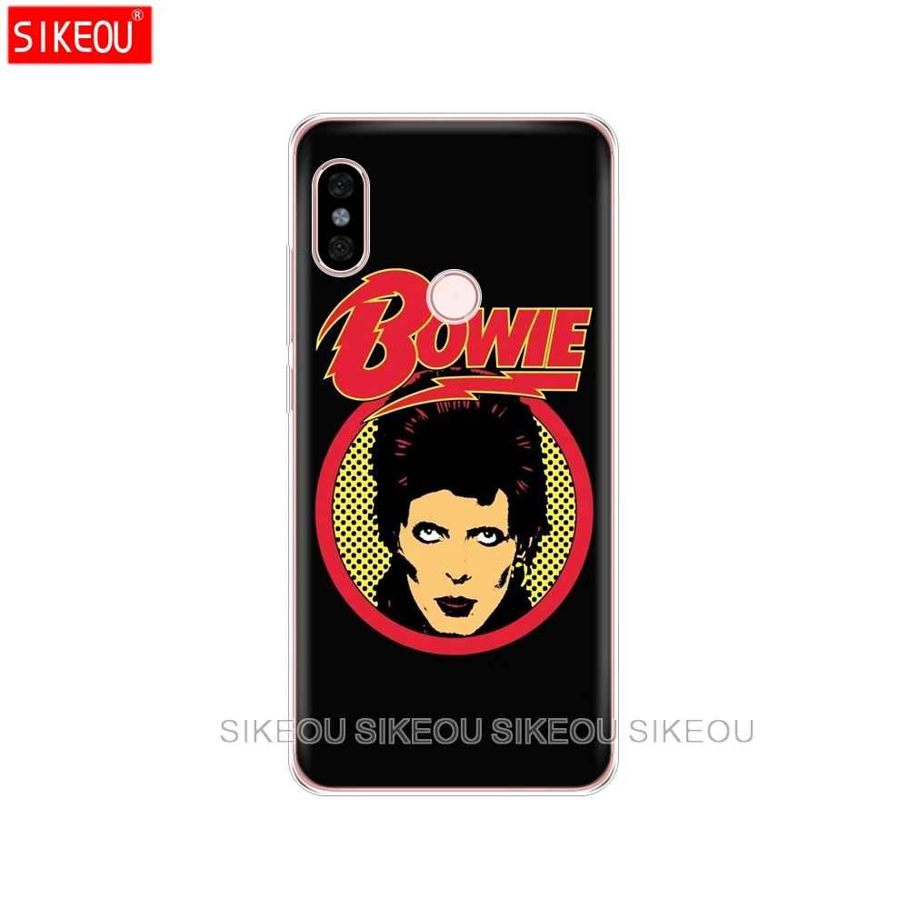 Силиконовый чехол для телефона Xiaomi redmi 5 4 1s 2 3 3s pro PLUS note 4X 4A 5A David Bowie Art|Бамперы| |