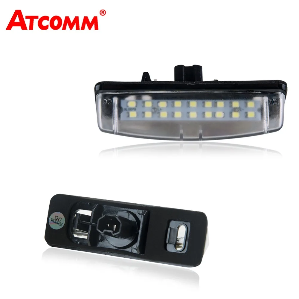 2 шт. светодиодные лампы для номерного знака Toyota Camry/Aurion/Avensis/Prius/Previa LEXUS MITSUBISHI 12 В 6500