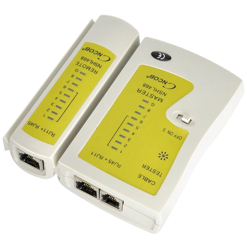 Сетевой кабель CNCOB RJ45 и RJ11 инструмент для тестирования сети Ethernet LAN Cat5E Cat6A Cat3 RJ12 |