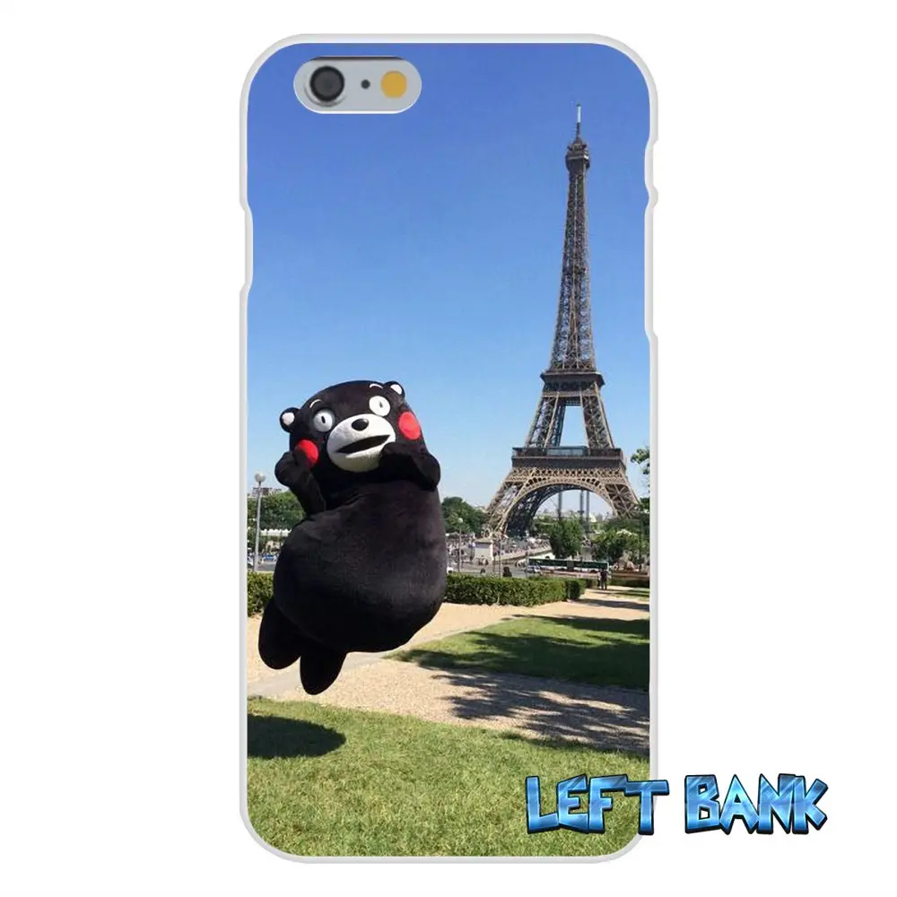 Kumamon Мягкий Силиконовый ТПУ Прозрачный чехол для Samsung Galaxy Note 3 4 5 S4 S5 MINI S6 S7 edge|case for