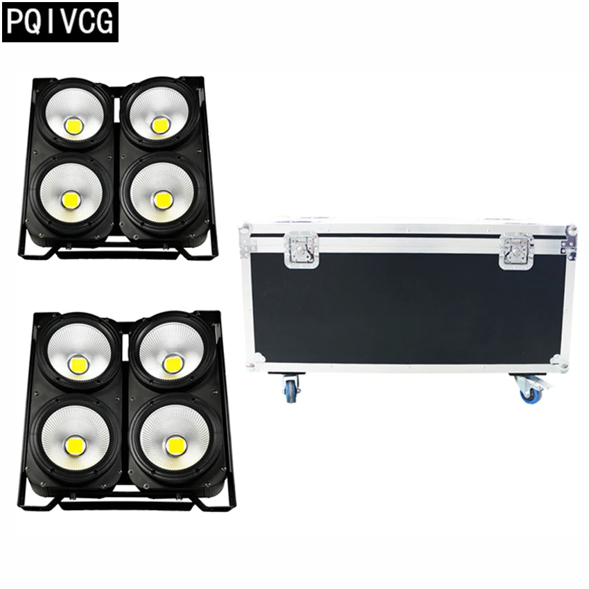 2 шт./4x100 Вт led cob светильник s + f light чехол dmx512 par Светильник professional stage dj | Освещение