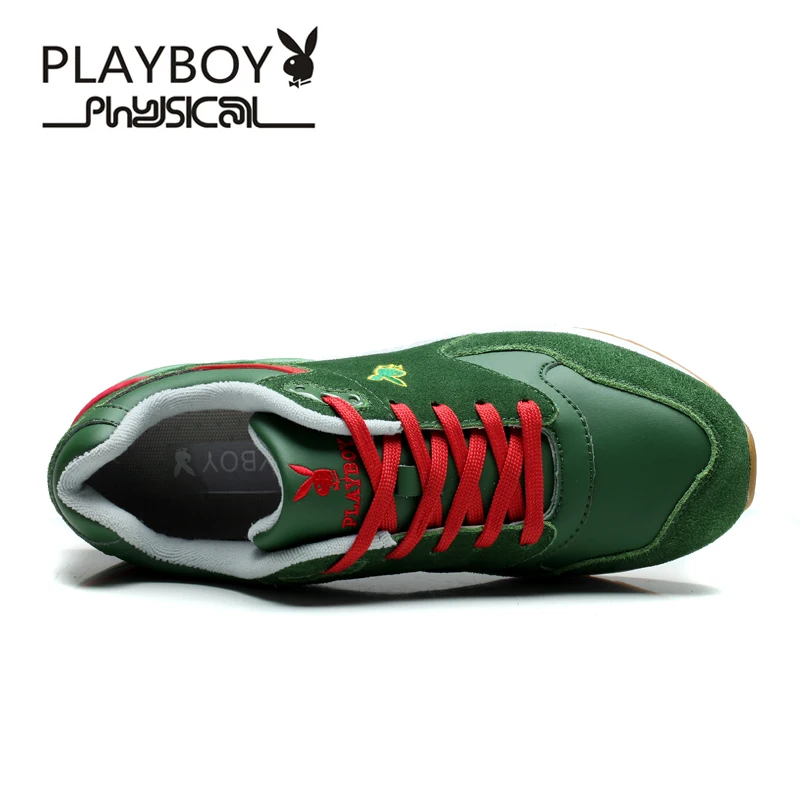 

PLAYBOY 2016 New Autumn Winter High help Style Casual Shoes men Fashion White trend of Lace-up young leisure man shoes