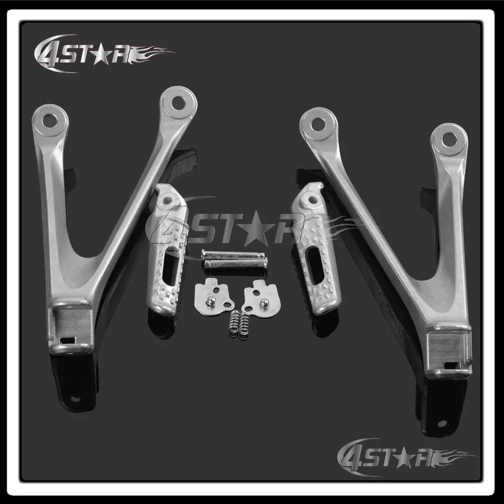 Сплав мотоцикла задний пассажирский подставка для ног колышек Педали Набор &