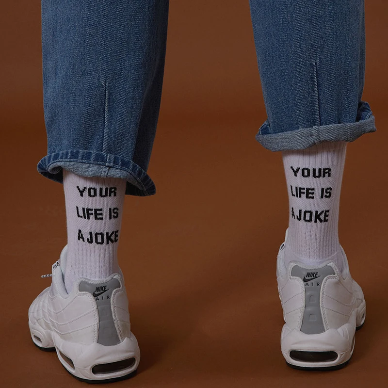 Бесплатная доставка Для мужчин и wo пары гольфы в стиле Харадзюку уличная прилив