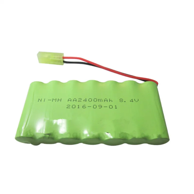 8.4v battery 2400mah ni-mh bateria nimh pilas recargables pack aa size ni mh for rc car toy tools model | Электроника