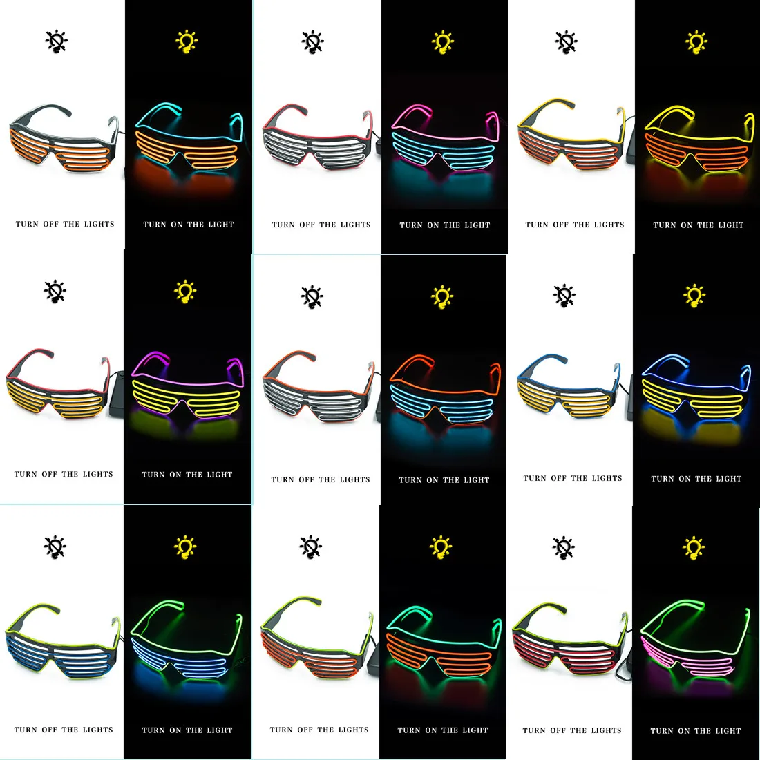 Светящиеся Стекло es светодиодный Gafas световой Bril Неон Рождественский светящиеся