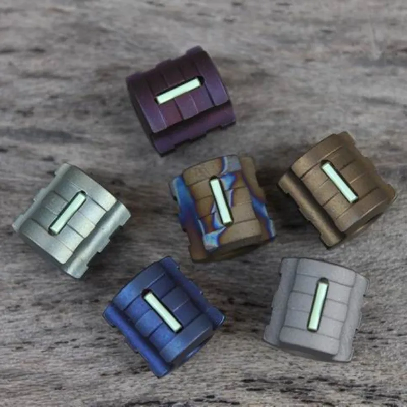 G нож из титанового сплава бусины Паракорд банка подходит для Тритиевого