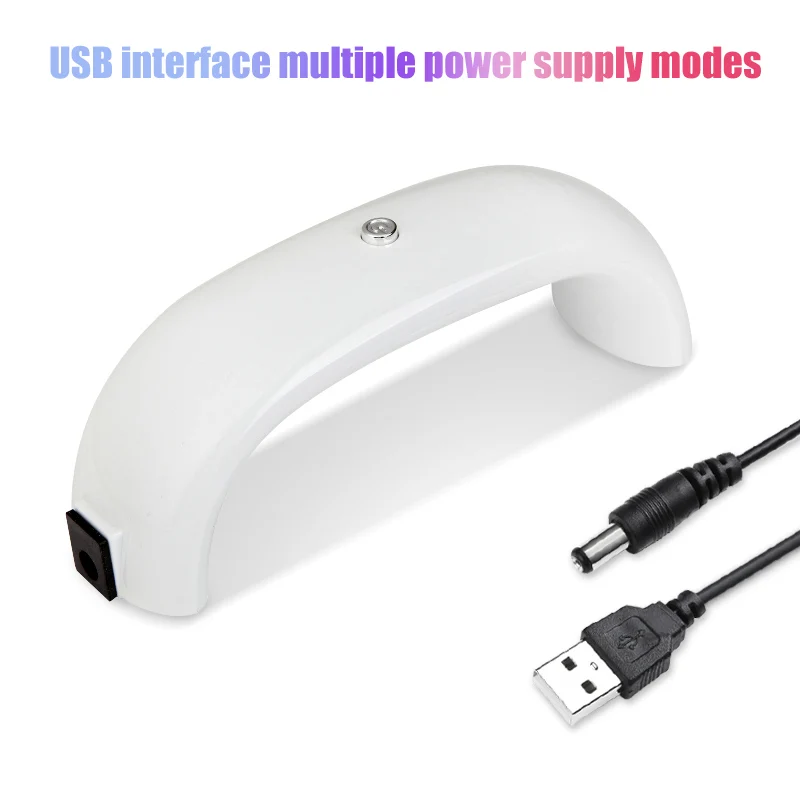 ROHWXY 9W LED Lamp Nail Dryer Portable USB Cable For Prime Gift Home Use Gel Polish Mini Lmp | Красота и здоровье