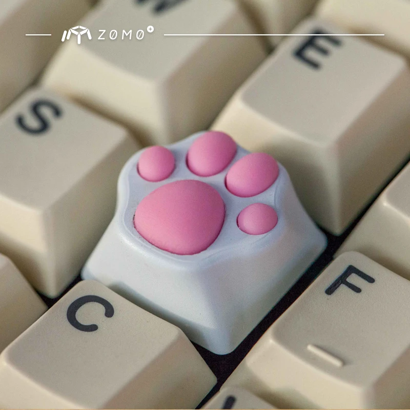 Алюминиевый колпачок ключа ZOMO CAT'S PAW CNC и анодированная алюминиевая основа