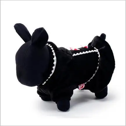 Розовое зимнее теплое платье с бантом для собаки и щенка юбка-пачка принцессы